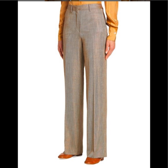 NWT Kiton Napoli Fleece Wool Tan / Light Brown Herringbone...